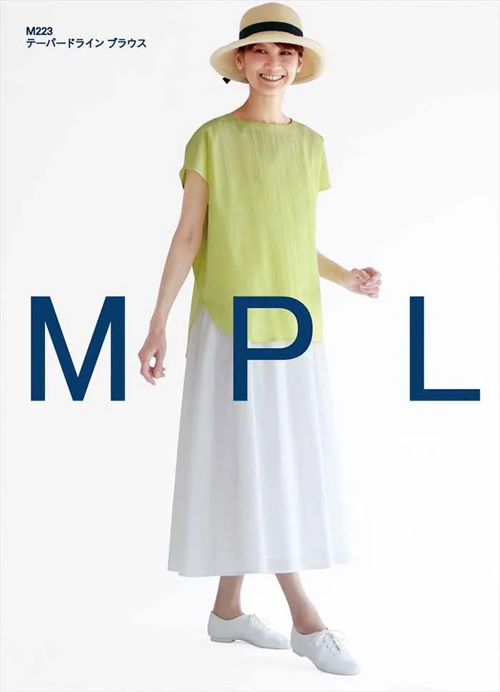 パターン・型紙　テーパードラインブラウス