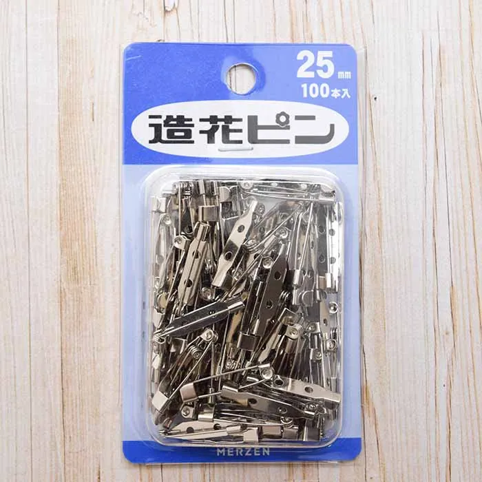 造花ピン　25mm　100本入り