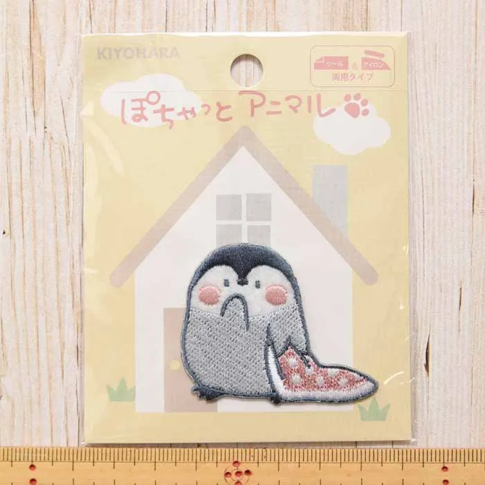 2Way接着ワッペン　ぽちゃっとアニマル