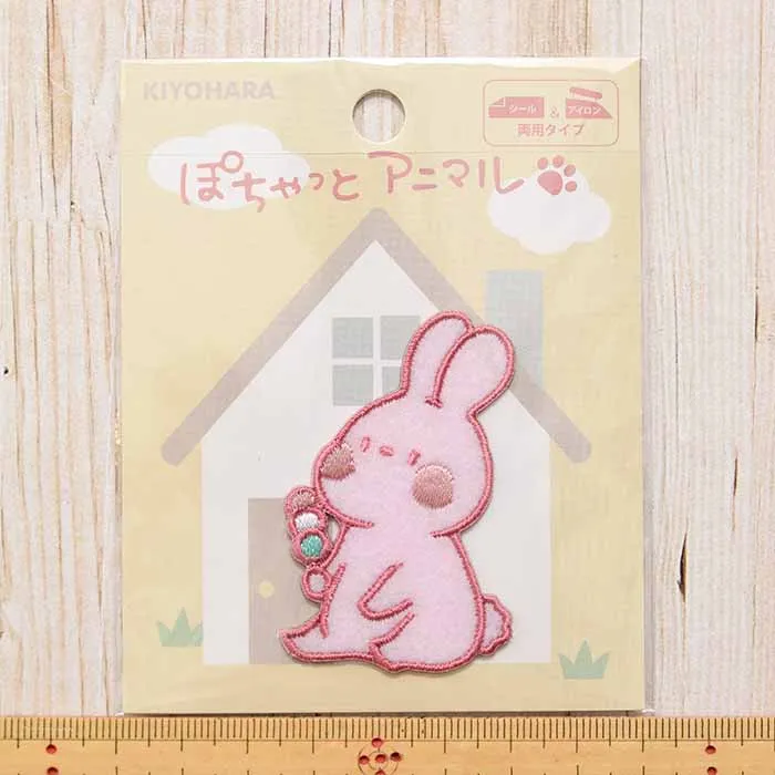 2Way接着ワッペン　ぽちゃっとアニマル