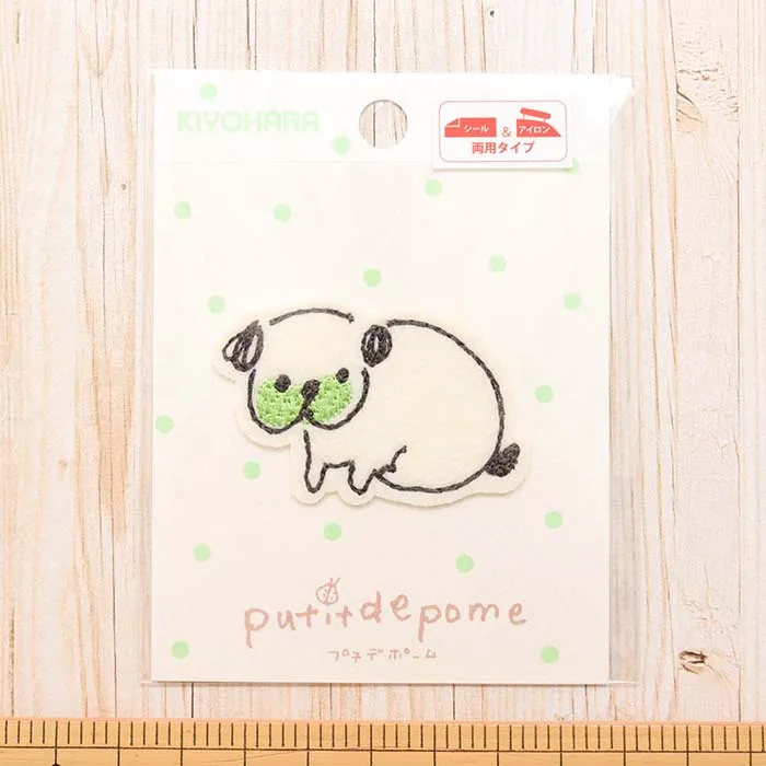 2Way接着ワッペン　putitde pome