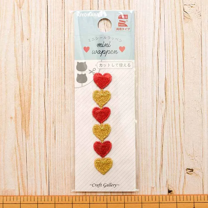 ２Way接着ワッペン　ミニシールワッペン