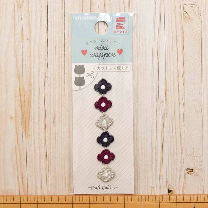 ２Way接着ワッペン　ミニシールワッペン