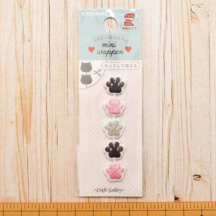 ２Way接着ワッペン　ミニシールワッペン