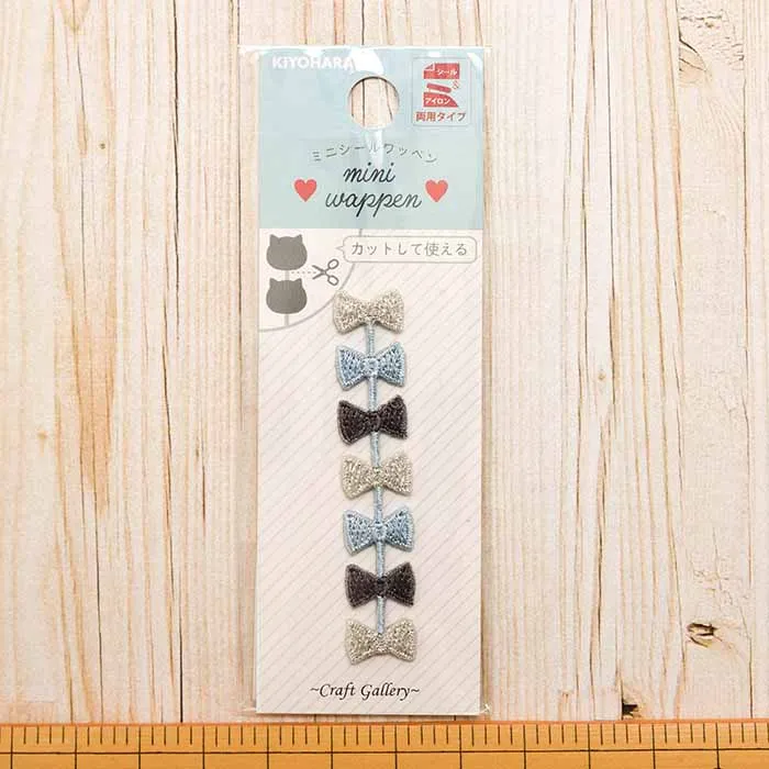 ２Way接着ワッペン　ミニシールワッペン