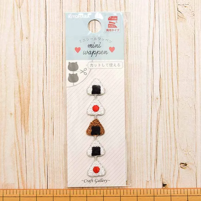 ２Way接着ワッペン　ミニシールワッペン