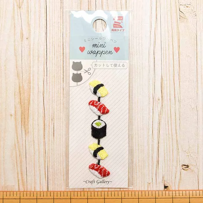 ２Way接着ワッペン　ミニシールワッペン