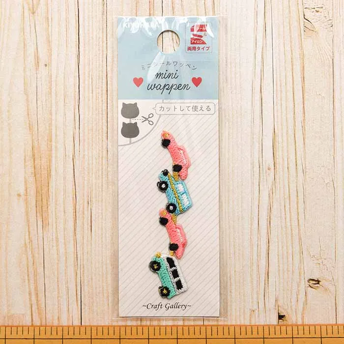 ２Way接着ワッペン　ミニシールワッペン