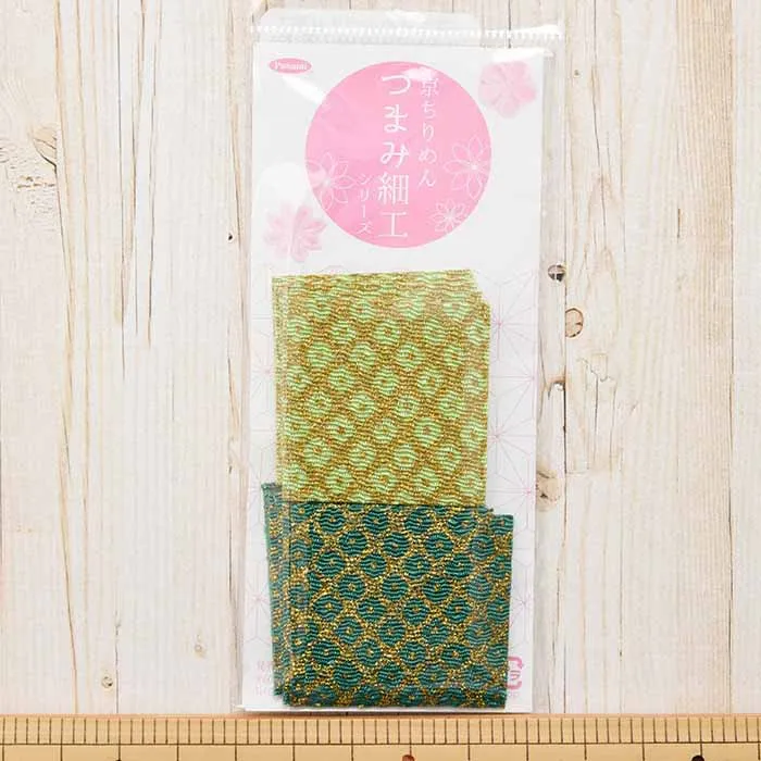京ちりめん　つまみ細工　カット済み生地　絞り