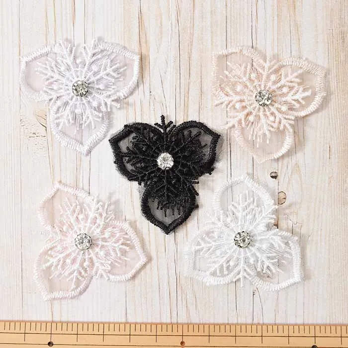 フラワーモチーフレース　【１柄単位】