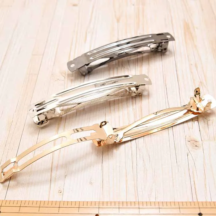 バレッタ金具　80mm