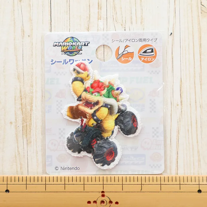 2wayワッペン　マリオカートワールド　クッパ