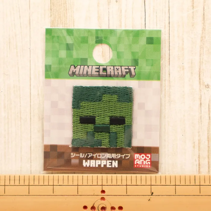 2wayワッペン　マインクラフト　ゾンビ