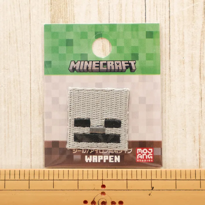 2wayワッペン　マインクラフト　スケルトン