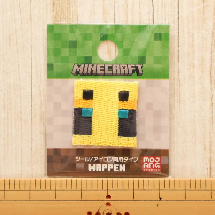 2wayワッペン　マインクラフト　ハチ