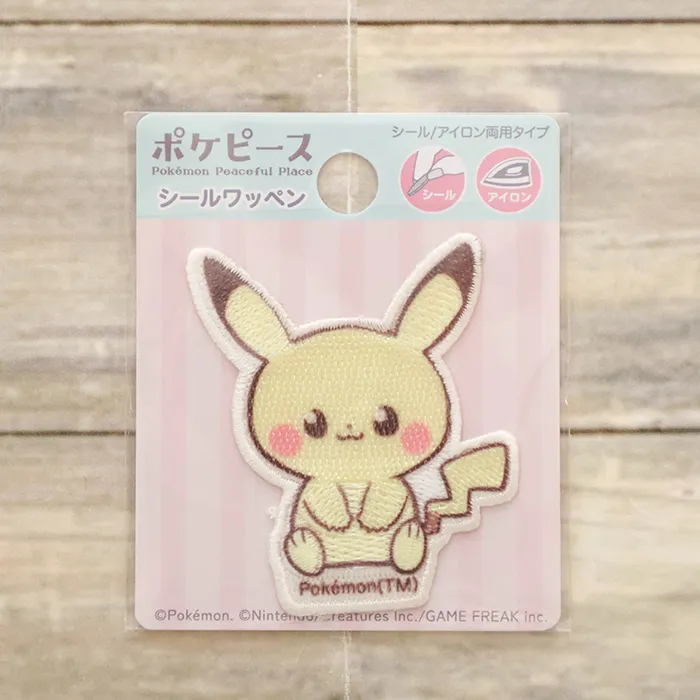 2wayワッペン　ポケピース　ピカチュウ