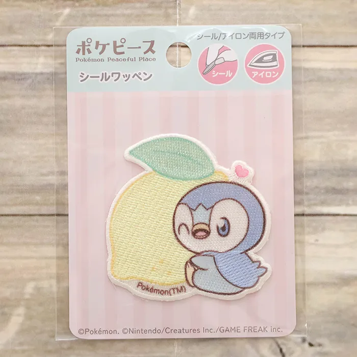 2wayワッペン　ポケピース大　ポッチャマ