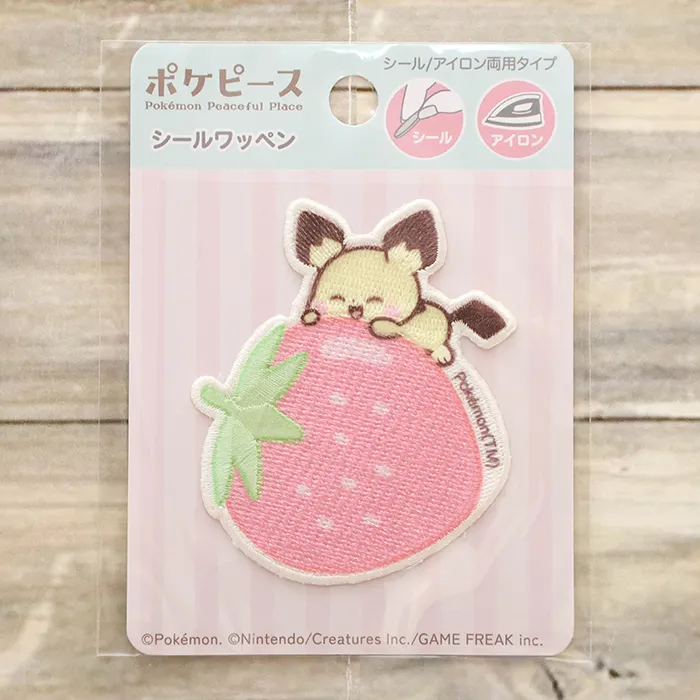 2wayワッペン　ポケピース大　ピチュー