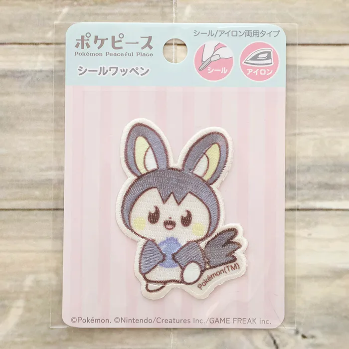 2wayワッペン　ポケピース大　エモンガ