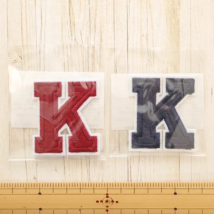 アイロンワッペン　アルファベット　K
