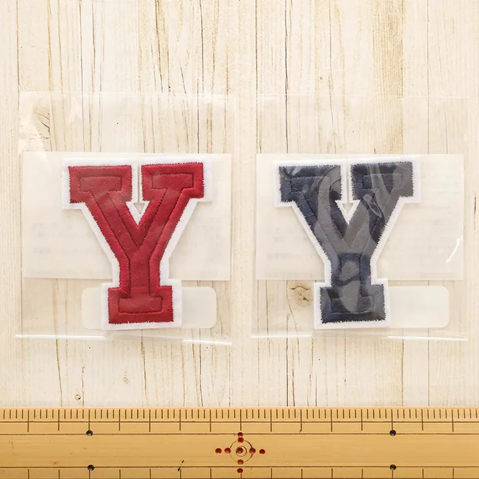 アイロンワッペン　アルファベット　Y