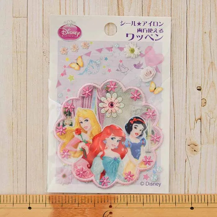 2Way接着ワッペン　アリエルお花【D01Y2223】