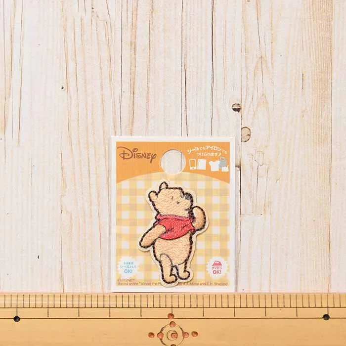 2way接着ワッペン　プーさん　ミニワッペン