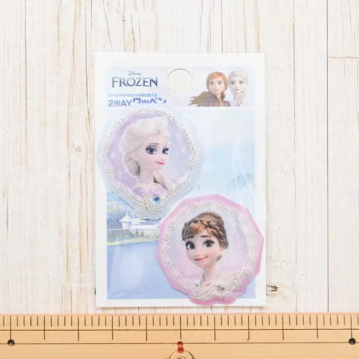 2way接着ワッペン　アナと雪の女王（小）