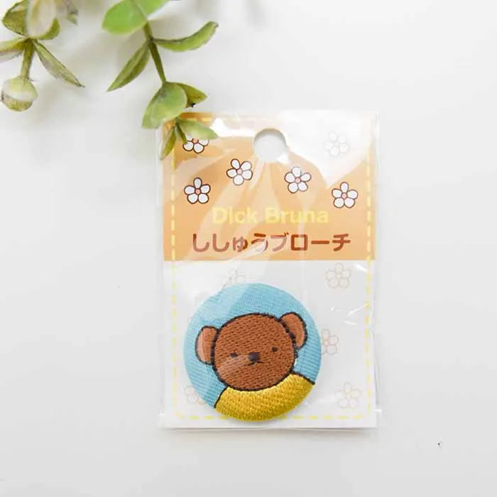 ミッフィー　ししゅうブローチ　ボリス