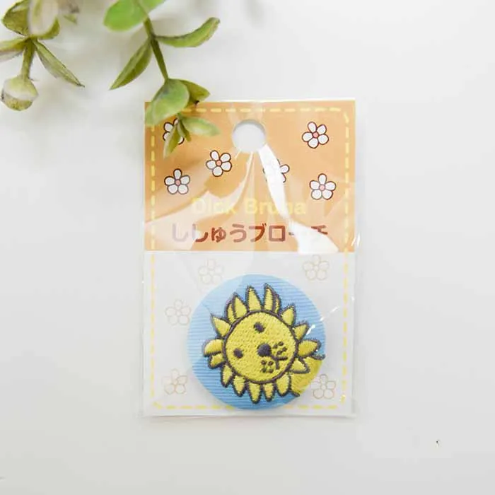 ミッフィー　ししゅうブローチ　ライオン