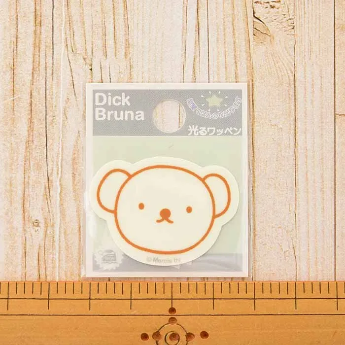 アイロン接着光るワッペン　ボリス　フェイス