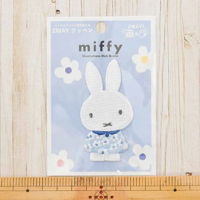 2way接着ワッペン　miffyスプリングフラワー　ワンピース