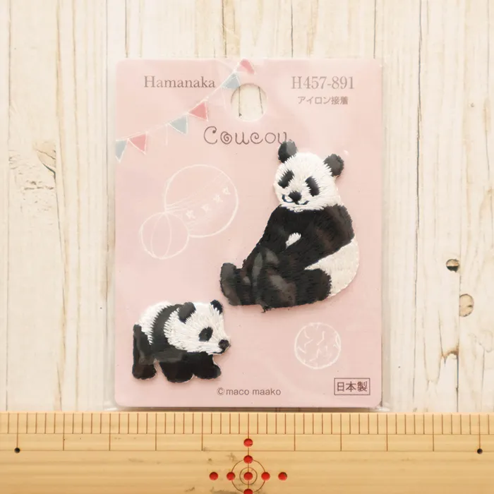 アイロン接着ワッペン　Coucou　パンダ