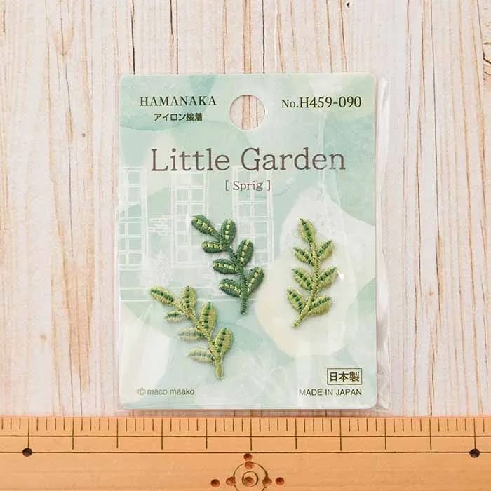 アイロン接着ワッペン　little garden Sprig