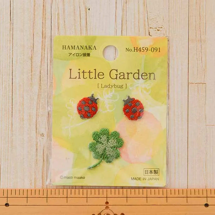 アイロン接着ワッペン little Garden Ladybug