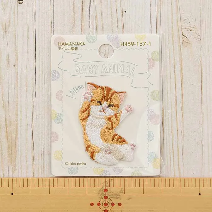 アイロン接着ワッペン　BABY ANIMAL　猫