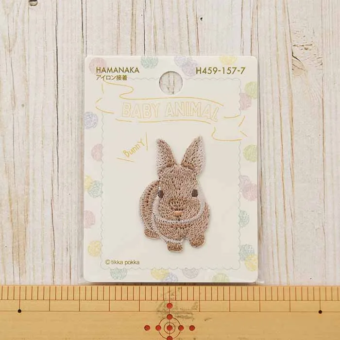 アイロン接着ワッペン　BABY ANIMAL　うさぎ