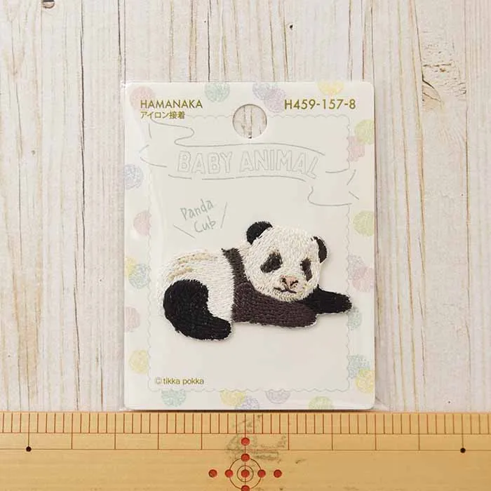 アイロン接着ワッペン　BABY ANIMAL　パンダ