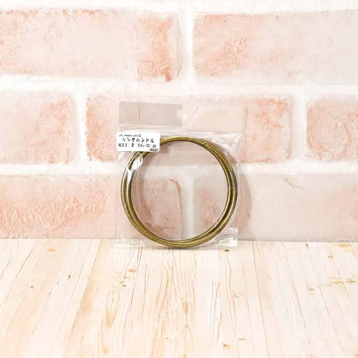 持ち手　リングハンドル　直径約9.8cm