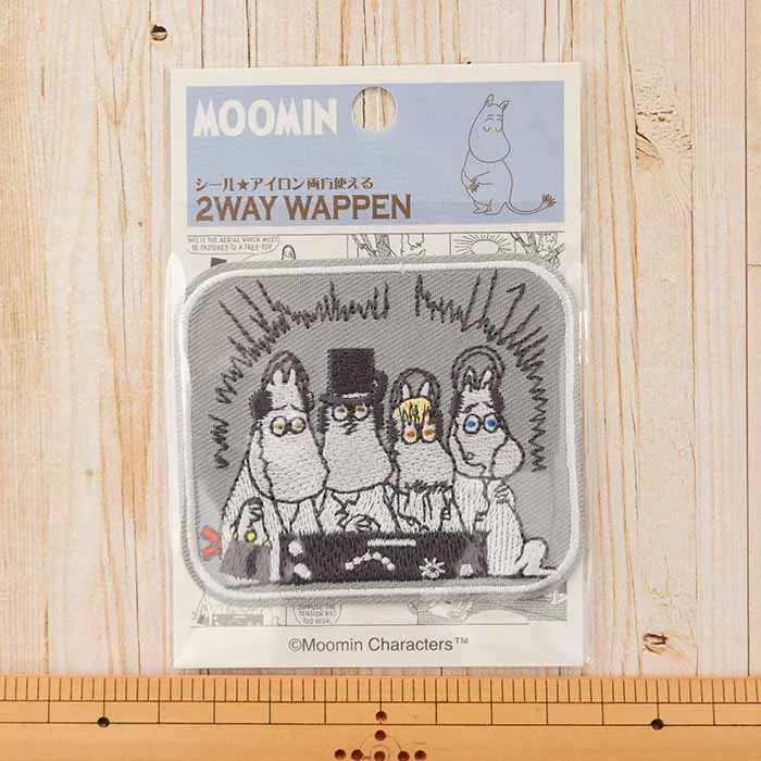 2way接着ワッペン　MOOMINワッペン大　ぶるぶる
