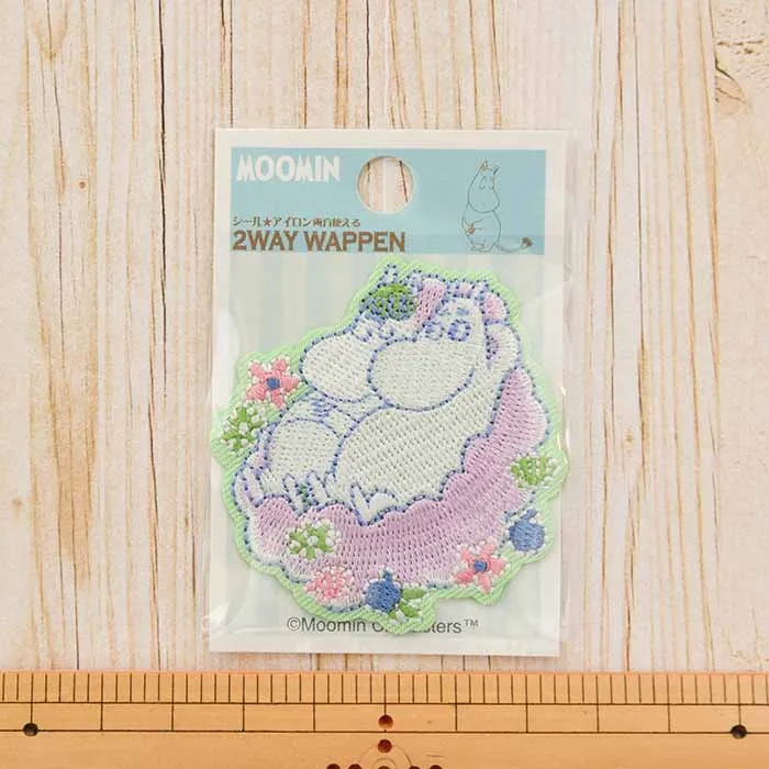 2way接着ワッペン　MOOMINワッペン小　雲でひと休み