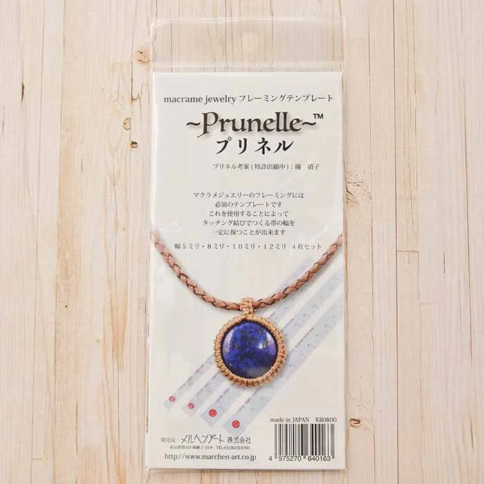 macrame jewelry フレーミングテンプレート