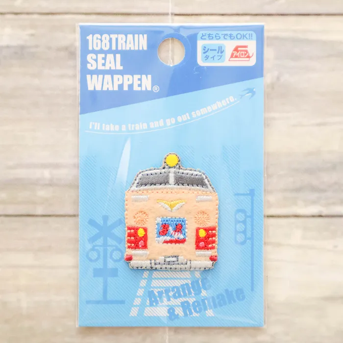 2wayワッペン　トレインシールワッペン　485系雷鳥