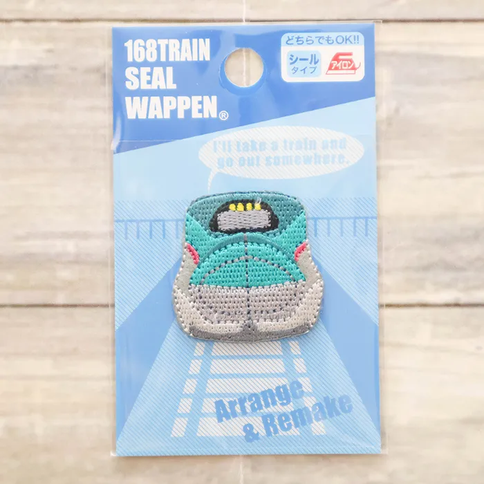 2wayワッペン　トレインシールワッペン　E5系はやぶさ