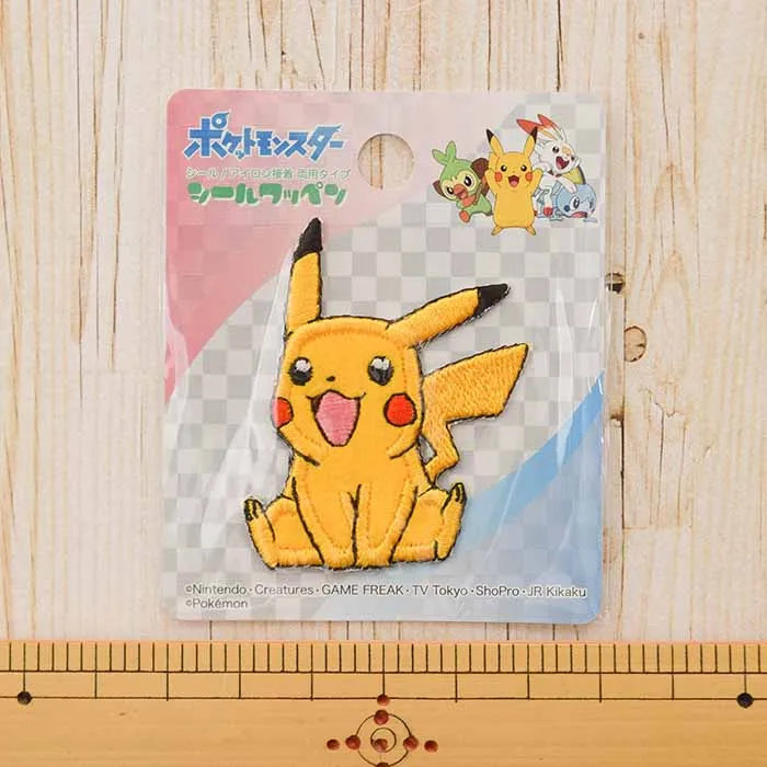 2way接着ワッペン　ポケットモンスター　ピカチュウ