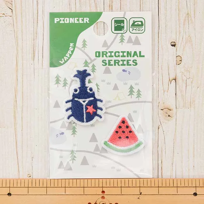 2way接着ワッペン　カブトムシ