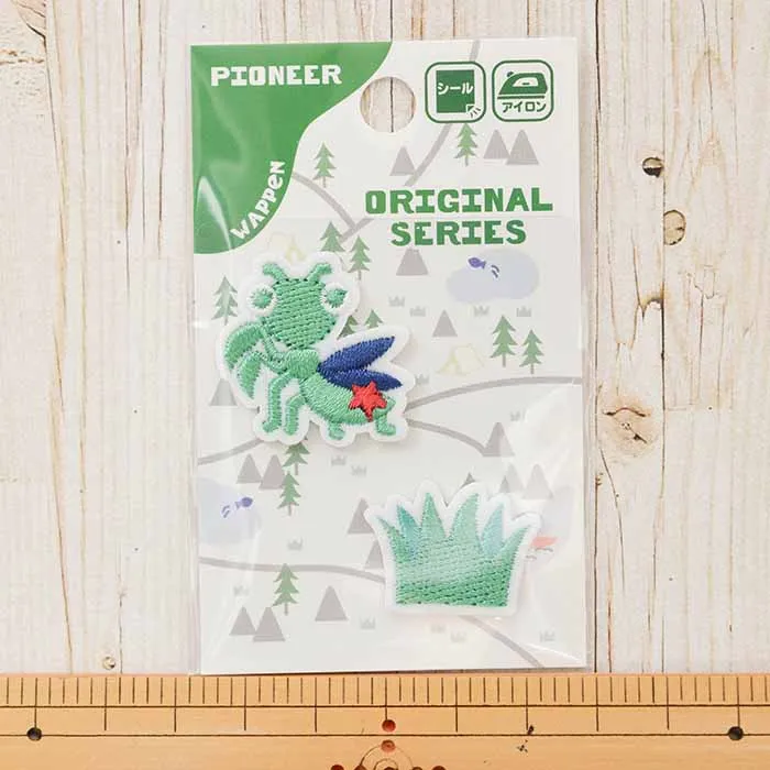 2way接着ワッペン　カマキリ