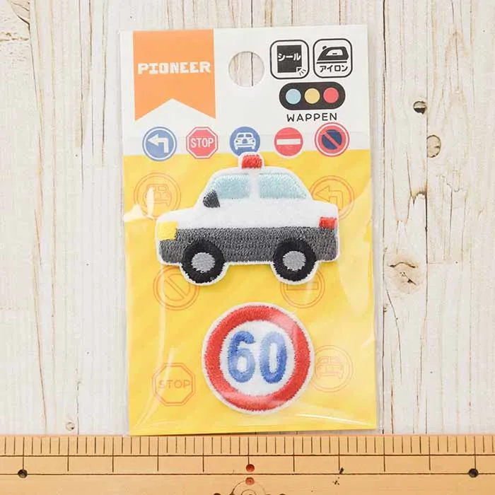 2way接着ワッペン　パトカー