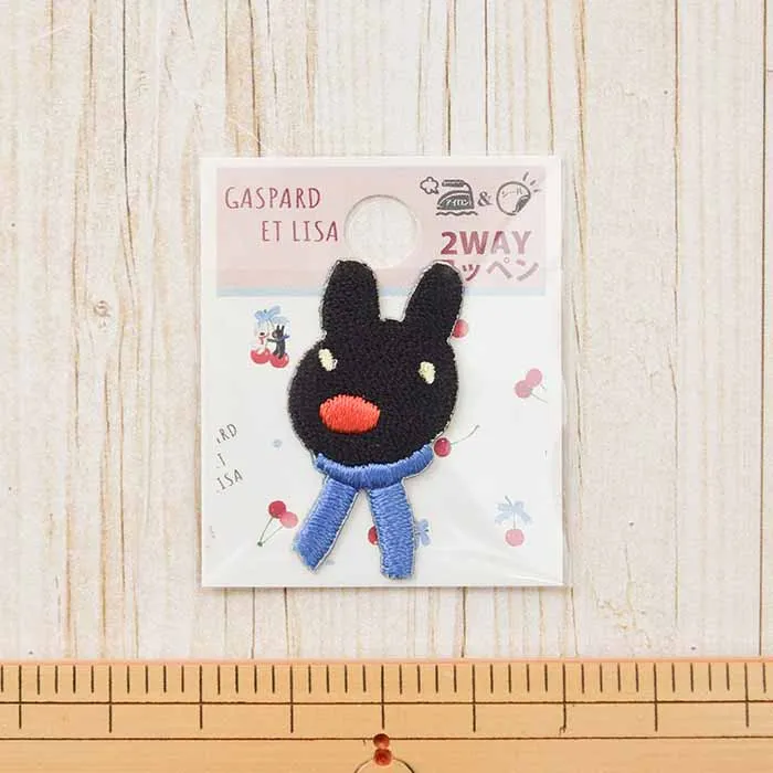 2way接着ワッペン　リサとガスパールミニワッペン　ガスパール