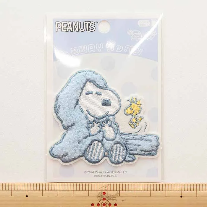 2wayワッペン　PEANUTS　パステルタオル